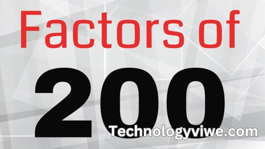factors of 200