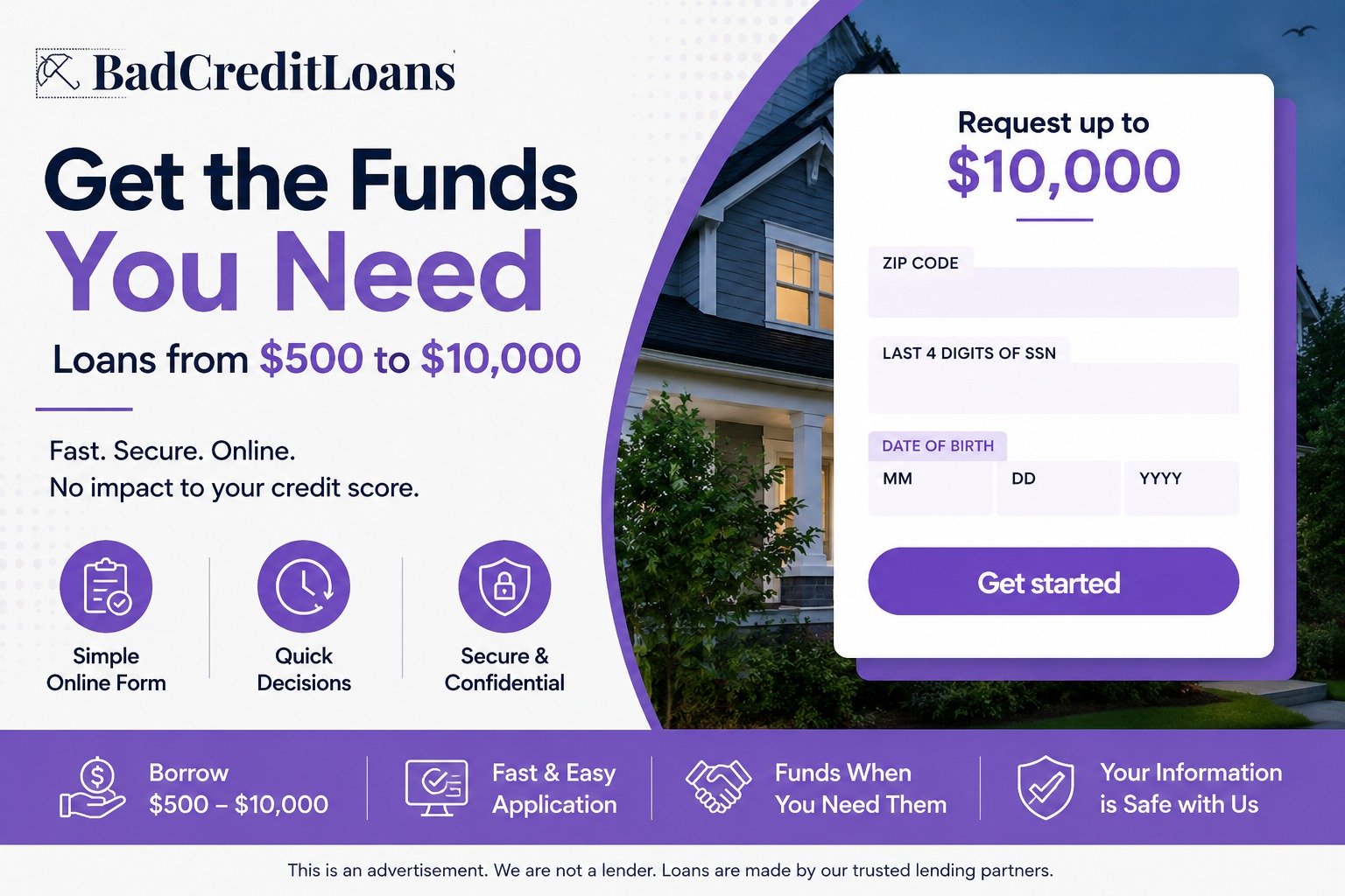 bad credit loan